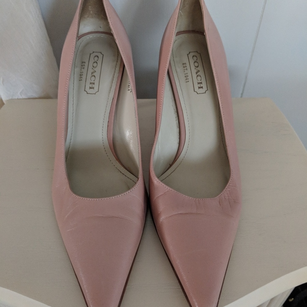 Blush Coach heels
